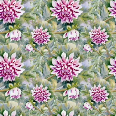 Güzel yaz çiçek deseni