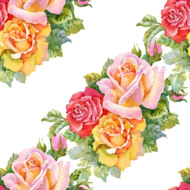 Güzel yaz çiçek deseni