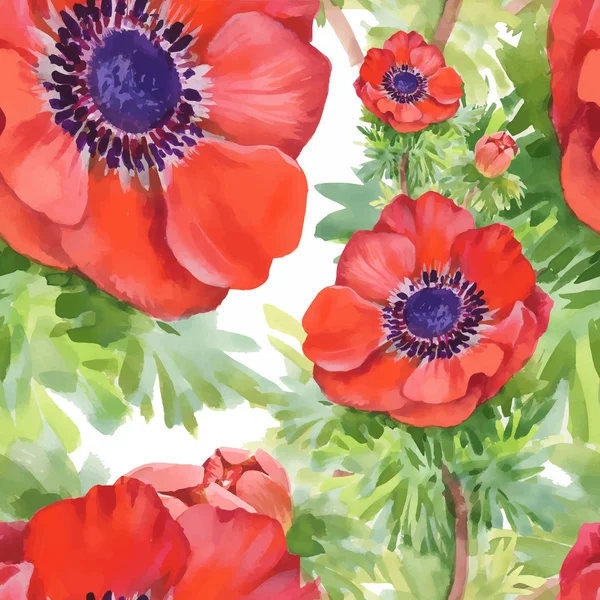 Frumos model de flori de vară — Vector de stoc