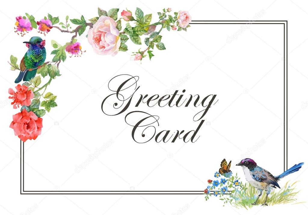 depositphotos_121605864 stock illustration wedding card with floral frame