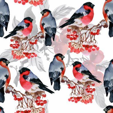 Egzotik kuşlar ile Seamless Modeli