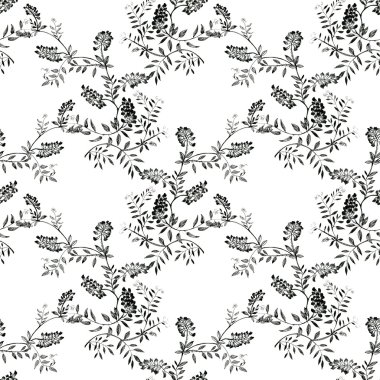 kır çiçekleri seamless modeli