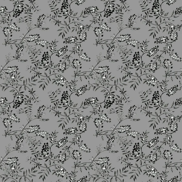 Wildflowers seamless pattern — Stock Photo, Image