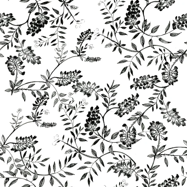 Wildflowers seamless pattern — Stock Photo, Image