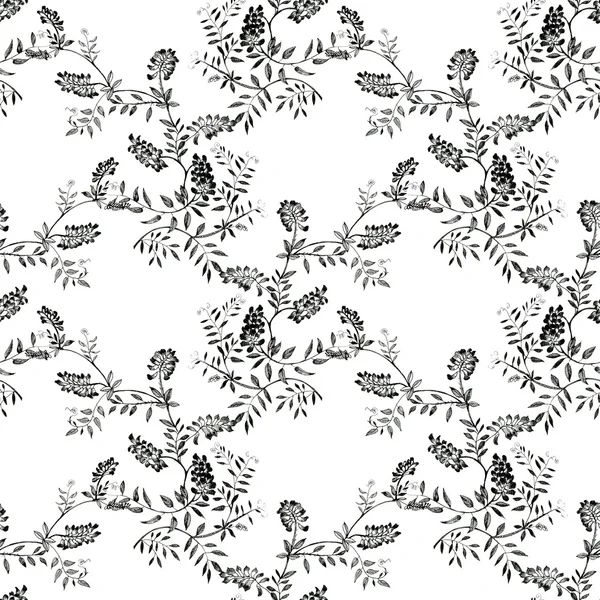 Wildflowers seamless pattern — Stock Photo, Image