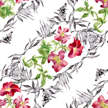 Petunya çiçek arka plan