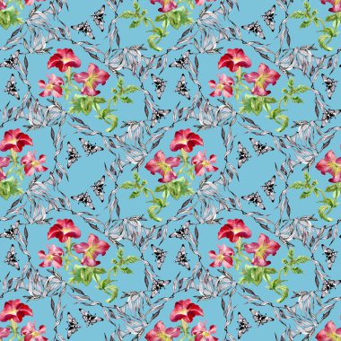 Petunya çiçek arka plan