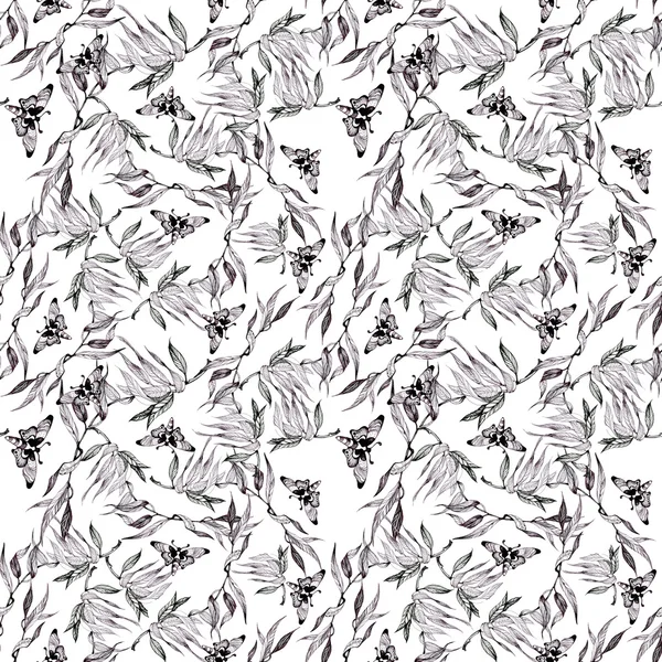 Butterflies picture pattern — Stock Photo, Image