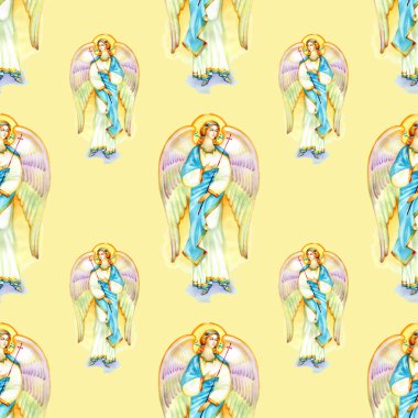 meleklerin kanatları seamless modeli ile