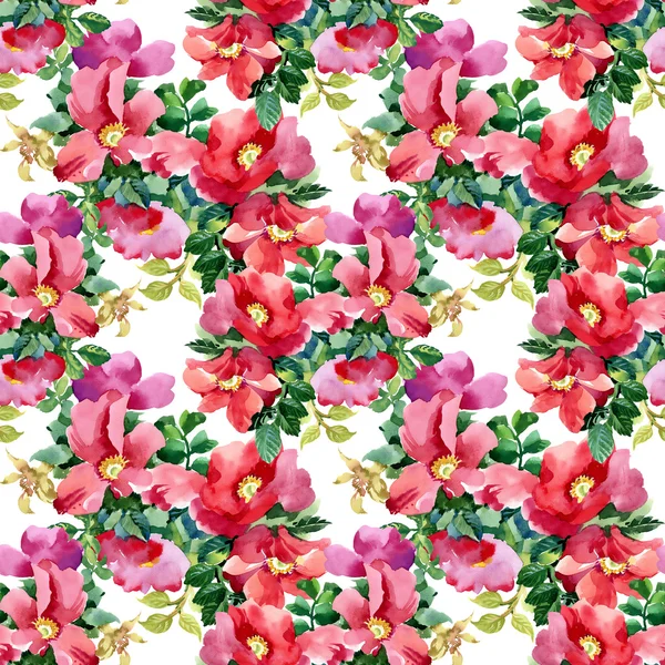 Petunia flowers seamless pattern — Stock Photo, Image