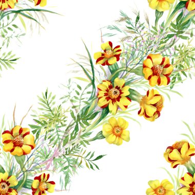 yabani çiçek deseni