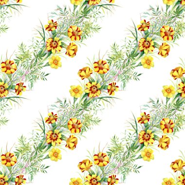 yabani çiçek deseni