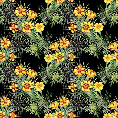 Vahşi çiçekler pürüzsüz desen