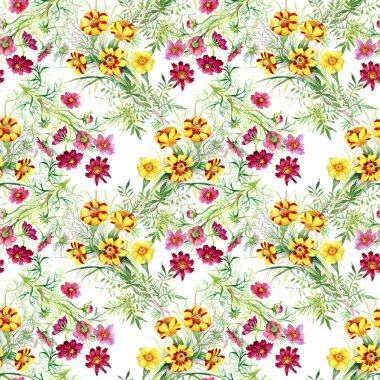 yabani çiçek deseni