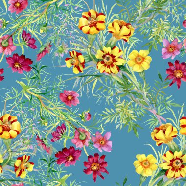 yabani çiçek deseni