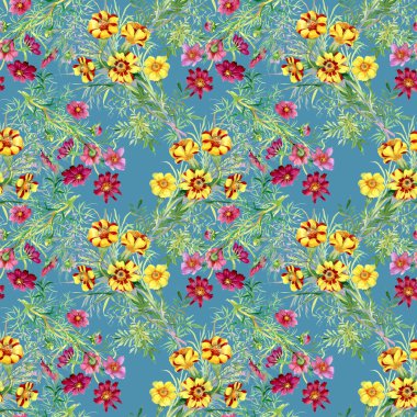 yabani çiçek deseni