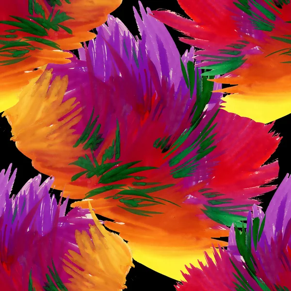 Akwarela czerwony kwiaty tekstura — Zdjęcie stockowe