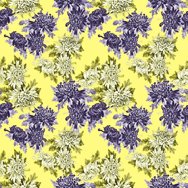 Watercolor floral seamless pattern — Stock Photo, Image