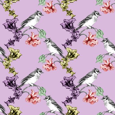 kuşlarda çiçek şube