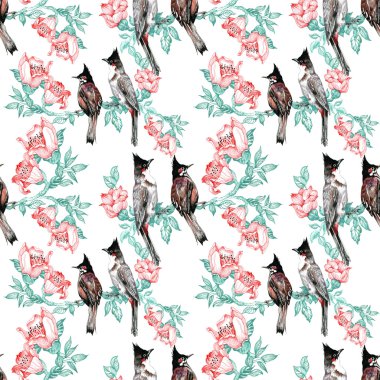 kuşlarda çiçek şube