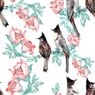 kuşlarda çiçek şube