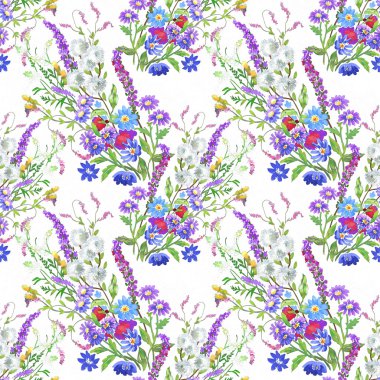 kır çiçekleri desen