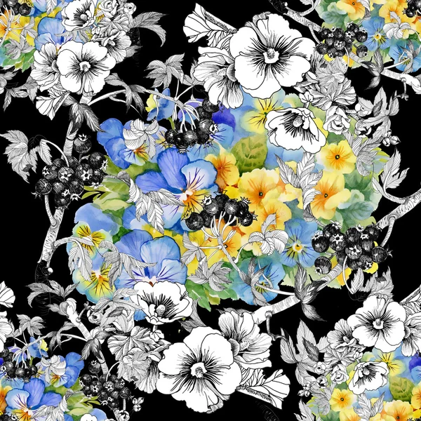 Floral seamless pattern — Stock Photo, Image