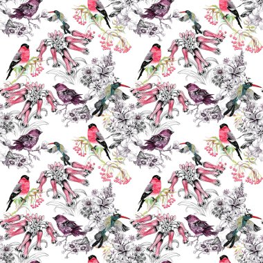 kuşlarda çiçek şube