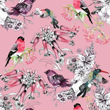 kuşlarda çiçek şube