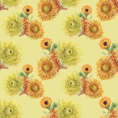 Çiçekli desensiz çiçek deseni