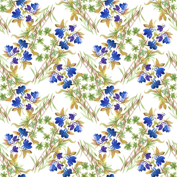 Floral seamless pattern with flowers — Stock Photo, Image