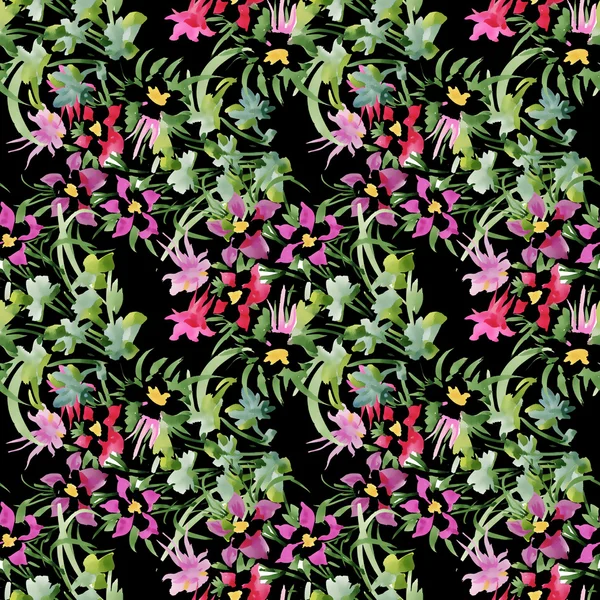 Motif floral sans couture — Photo