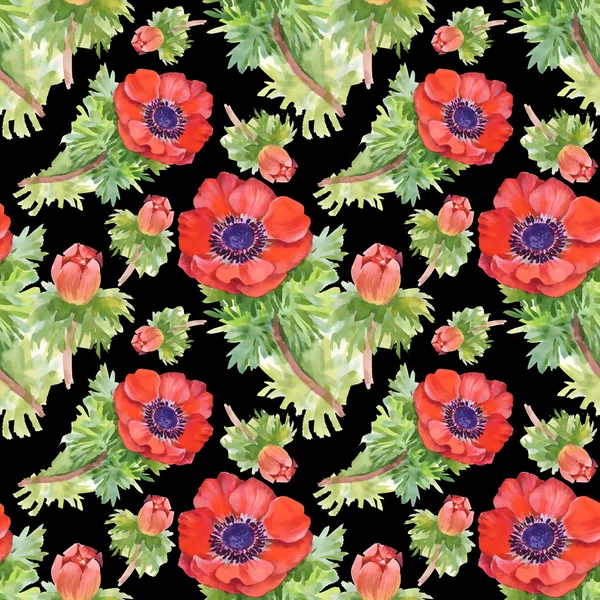 カラフルな花のチューリップのシームレスなパターン — ストック写真