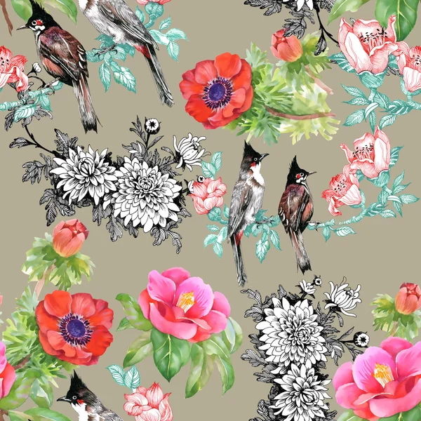 kuşlarda çiçek şube