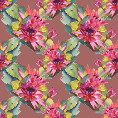 Renkli lily çiçek arka plan