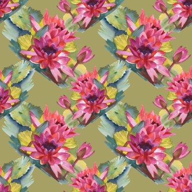 Renkli lily çiçek arka plan