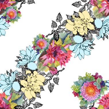 renkli çiçek arka plan