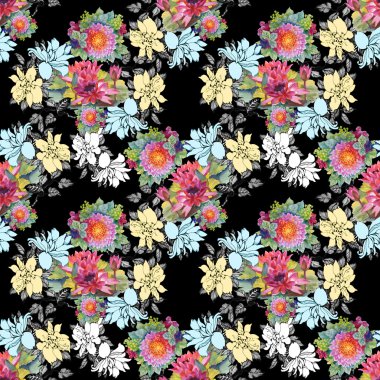 renkli çiçek arka plan