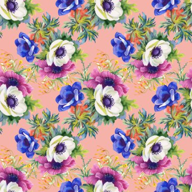 Renkli Bahçe çiçek arka plan