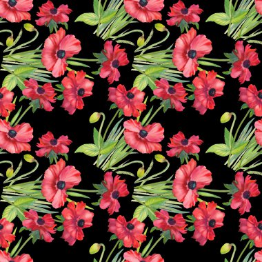 Poppies çiçek arka plan