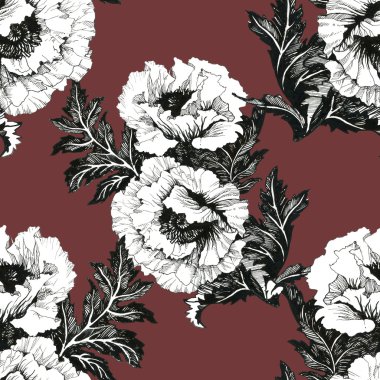 Peony çiçek arka plan