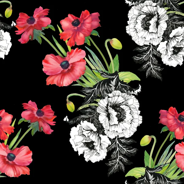 Colorato sfondo floreale — Foto Stock