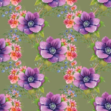 Renkli Bahçe çiçek arka plan