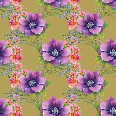 Renkli Bahçe çiçek arka plan