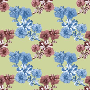 Petunya çiçek arka plan