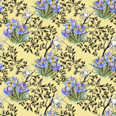 Kusursuz çiçek deseni