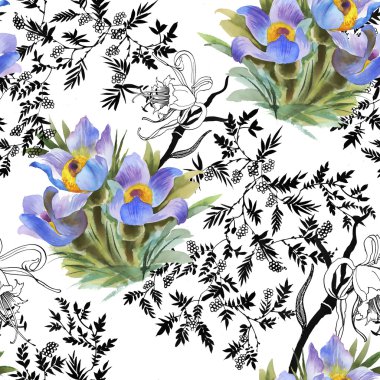 Kusursuz çiçek deseni