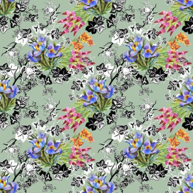 Kusursuz çiçek deseni