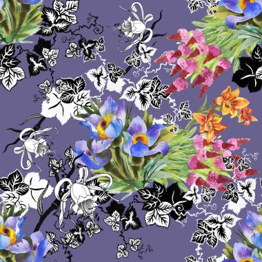 Kusursuz çiçek deseni