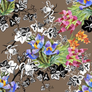 Kusursuz çiçek deseni